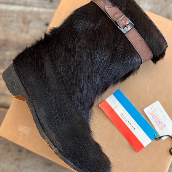 RARE with box! Vintage 1970s Killy Après-Ski Fur Boots by Wolverine 8 9 - Picture 4 of 15